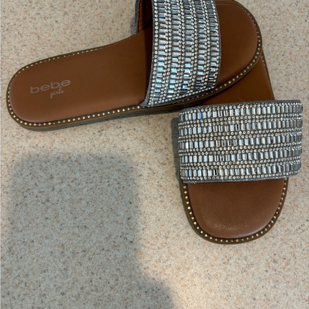 Girls Bebe Sandals - excellent condition